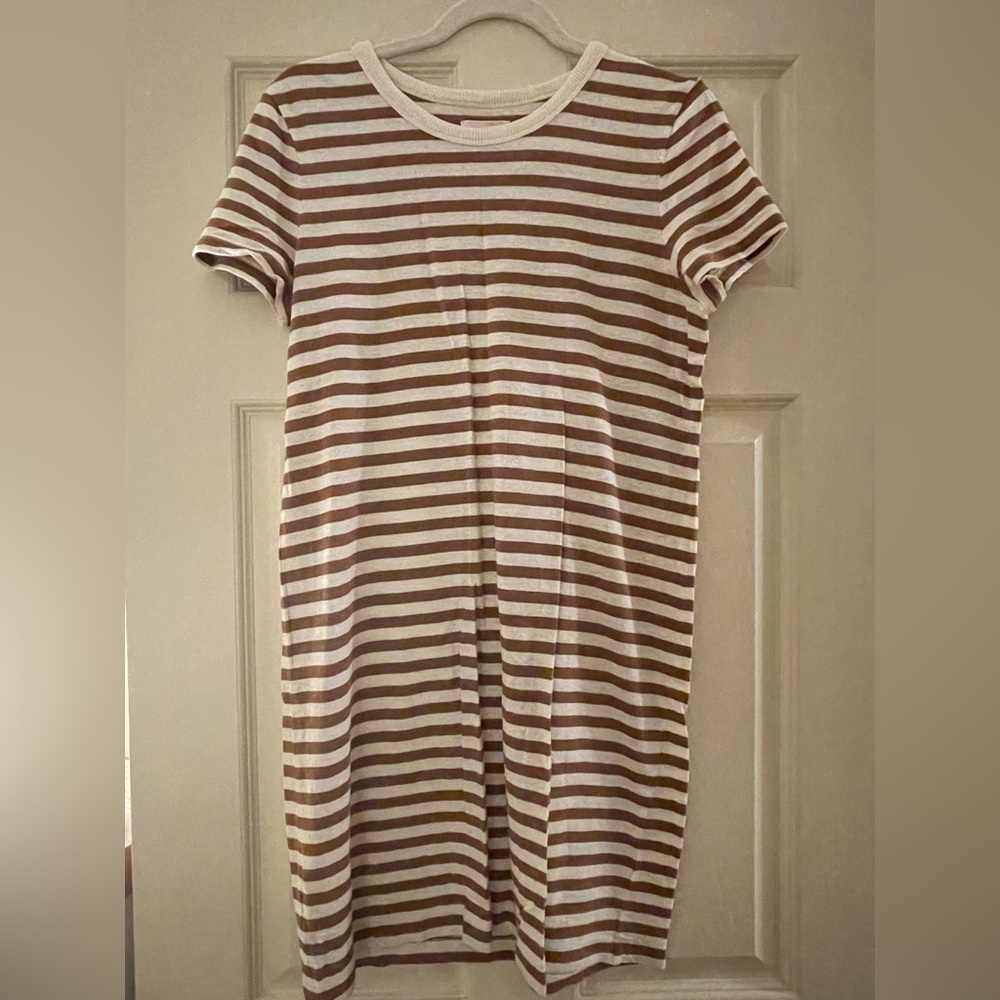 Lou & Grey for LOFT Striped Tshirt Dress